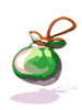 Bolsa Verde de joias