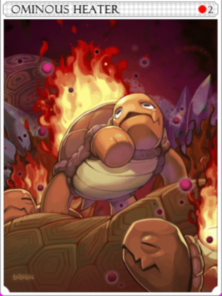 Carta Aquecedor Ominoso