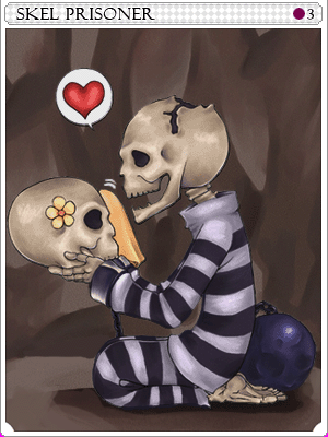 Carta Esqueleto Prisioneiro