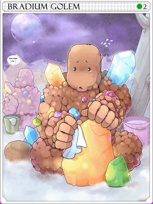 Carta Golem de Bradium