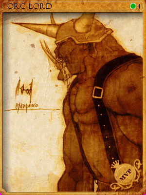 Carta Senhor dos Orcs Selada