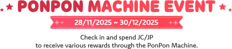 PONPON MACHINE EVENT