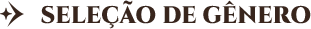 Seleção de gênero
