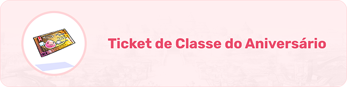 Boleto de Clase del Aniversario