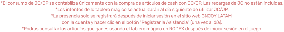 ROULETTE NOTICE