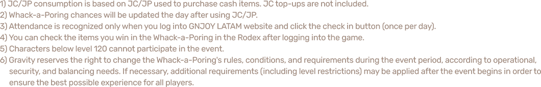 ROULETTE NOTICE