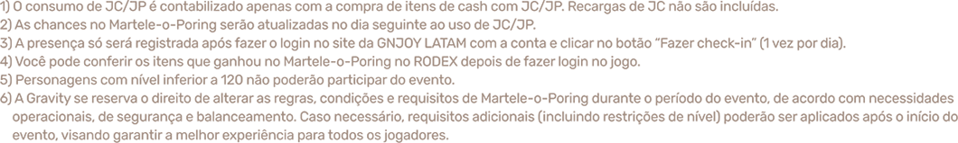 ROULETTE NOTICE