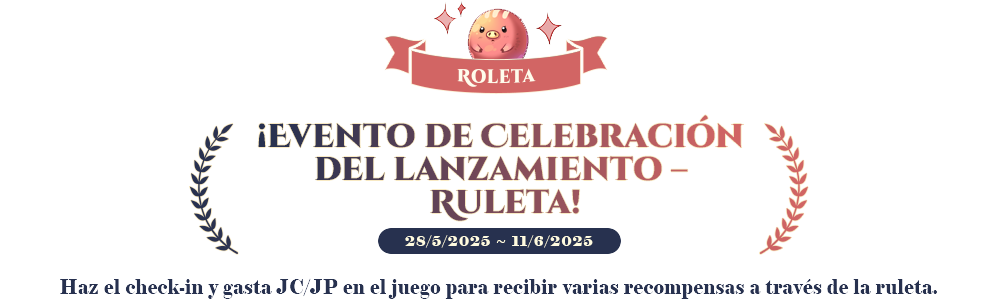 ROULETTE EVENT TITLE